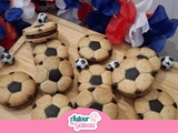 Biscuits chocolat ballon de foot : recette pour la coupe du monde