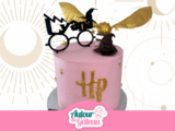 Gâteau harry potter rose