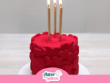 Gâteau saint-valentin romantique : layer cake facile à décorer