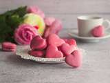 Macarons cœurs au chocolat framboise pour la Saint-Valentin