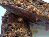 Aubergine méditerranée farcie tomate féta olives piment optionnel, un régal
