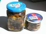 Conserve de champignons genre pickles