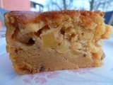French Apple cake d'ap. Jamie Oliver mais aux raisins