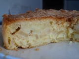 French Apple Custard Cake Jamie Oliver demie dose largement suffisante