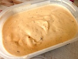 Glace à la vanille hyper onctueuse au miel et réduite en sucre dont xylitol