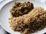 Musur Dahl ou, lentilles corail aux cinq épices et riz Vandavam (cuisine indienne)