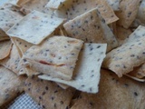 Nouvelle version détaillée de crackers, au levain ou non, ultra fins et légers
