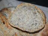 Quelques photos de mes récents pains Paillasson (lin, pavot, sésame, oignon...)