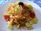 Salade composées au nombreux nutriments et enzymes