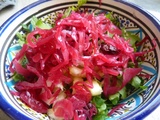 Salade vitaminée au chou rouge lacto fermenté , super bonne et pas chère