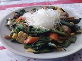 Succulent wok de légumes à la pâte de gochujang (Corée)