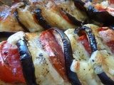 Tian d'Aubergines à la Mozzarella et Tomates du Jardin