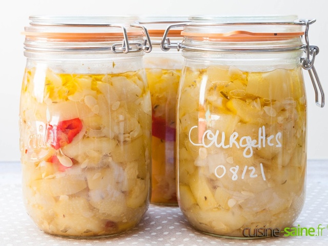 Recettes de Conserve et Courgettes