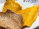 Crackers crus vegan sans gluten aux graines de lin
