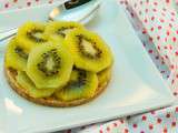 Crue : tarte crue au kiwi