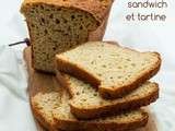 Pain sans gluten spécial sandwich et tartine
