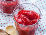 Sans sucre : sorbet fraise à la stévia