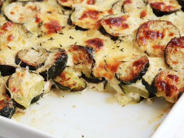 Recettes De Gratin De Courgettes De Blog Cuisine Culinaire