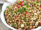 Salade de lentilles marocaine, recette facile