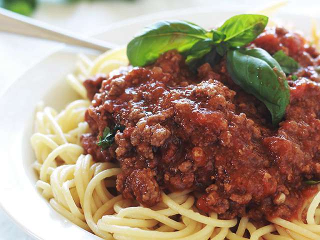 Recette Spaghetti Bolognaise Facile - Les Recettes De Spaghetti ...