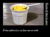 Astuce du jour : crème pâtissière au four micro-onde