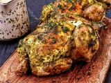 Coquelets au pesto farcis à la ricotta
