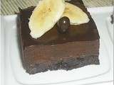 Gâteau sans sucre au chocolat et banane