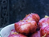 Mlawza enrobée à la tuile à la framboise