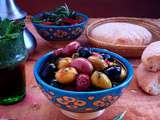 Olives marinées à la marocaine