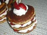 Pancakes aux fraises