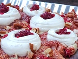 Salade de figues à la chantilly au roquefort