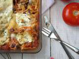 Lasagnes tomates, ricotta & sardines