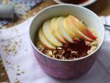Porridge aux pommes [Apples overnight oats]