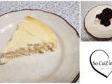 Gâteau au fromage blanc et son coulis de myrtilles