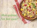 Quinoa, j’en fais quoi