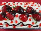Dessert à la fraise façon tiramisu