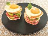 Burger Pancakes : Avocat, Bacon et Oeuf