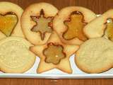 Biscuits vitraux de Noël