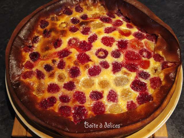 Recettes De Clafoutis Aux Framboises De Boîte à Délices