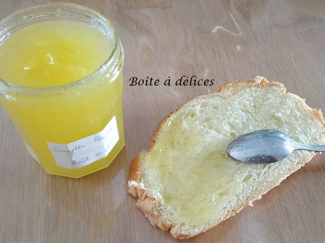 Recettes de Confiture et Courgettes