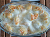 Gratin de gnocchis au saumon