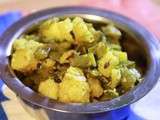 Guar ki bhaji – sauté de haricots guar – Guar (cluster) beans sauté