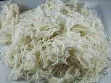 Idiyappam – Nouilles de riz cuites à la vapeur – Steamed rice noodles