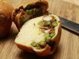 Pains farcis façon Muffins  – Stuffed bread muffins-style