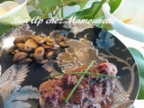 Filets de poulet framboises chorizo et champignons, bonne fête des mamans pour dimanche