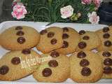 Gros Cookies aux boules kitkat et à la farine T110 bio