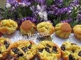 Petits gâteaux et mini tartelettes rhubarbe pruneaux d'Agen mascarponés et la mue de L9