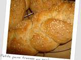 Petits pains tressés seigle, yaourt et miel  - Panecillos torsados centano, yogùr y miel