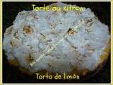 Tarte au citron meringué (ig Bas) - Tarta de limón con merengue (ig Bajo)