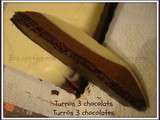 Turron 3 chocolats (Thermomix) - Turrón 3 chocolates (Thermomix)